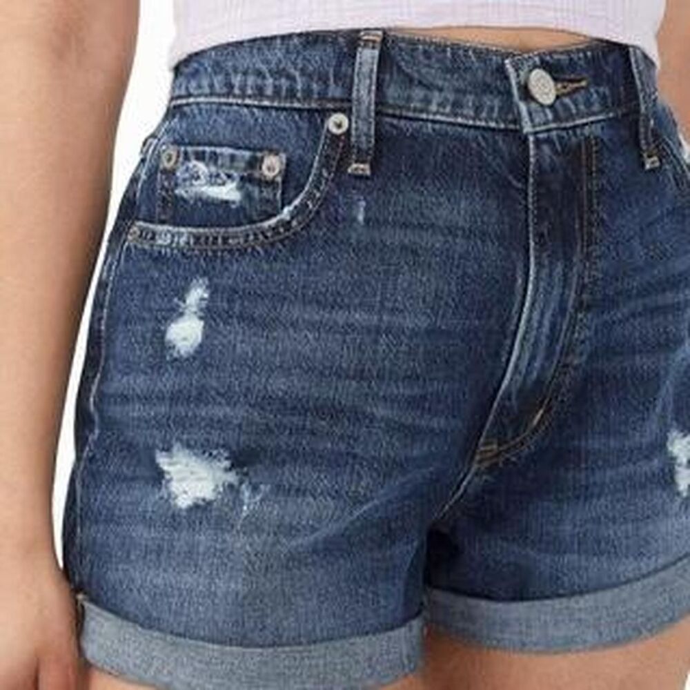 Aeropostale Women's Blue and Navy Shorts